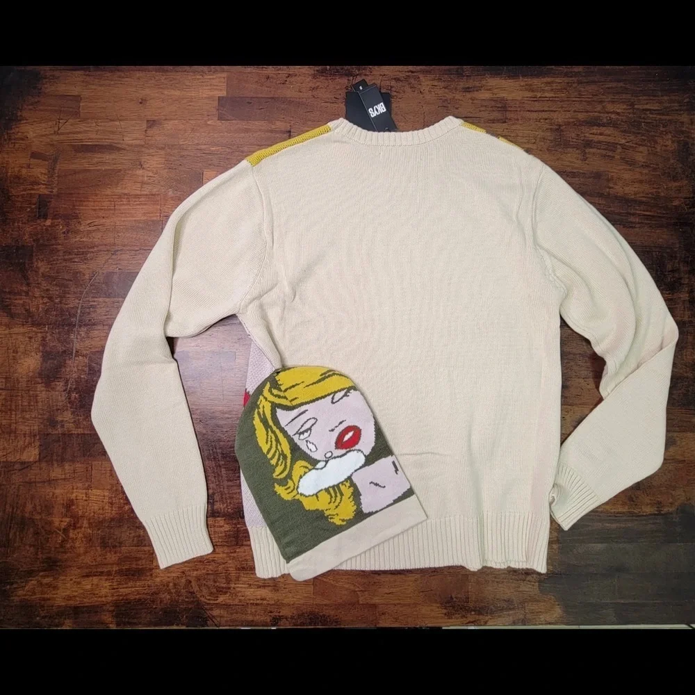 Sweater & beenie sz Various